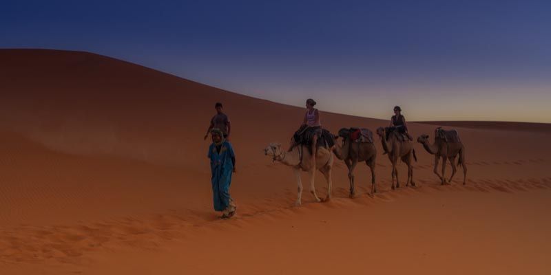 Erg Chebbi, Merzouga, Marruecos.