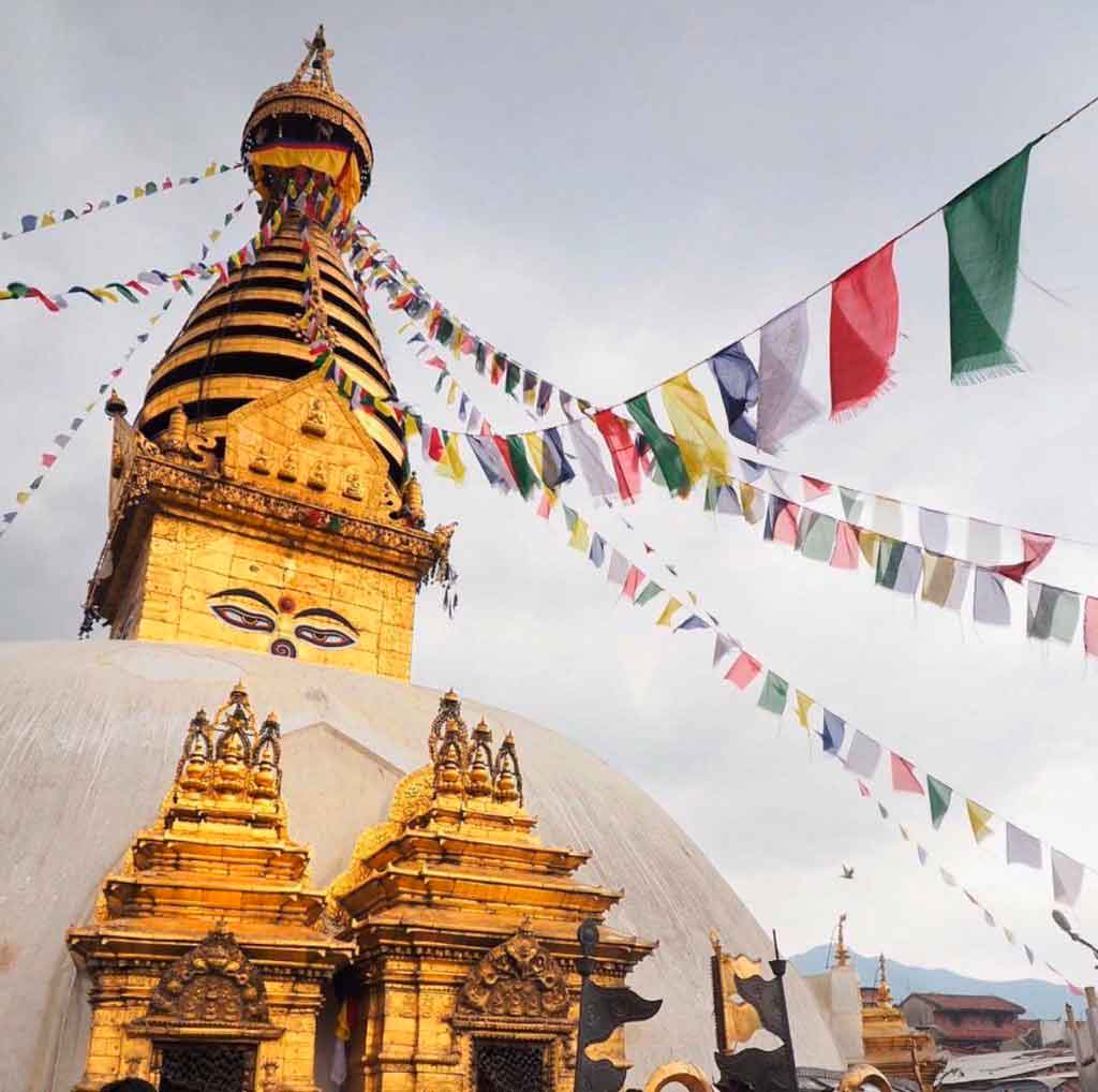Nepal Stupas Asia. Viajes de Aventura y Viajes Alternativos en Grupo, Viajar Solo, Viaje Mochilero - 3000KM