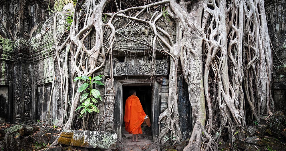 Viajar solo en grupo a Camboya